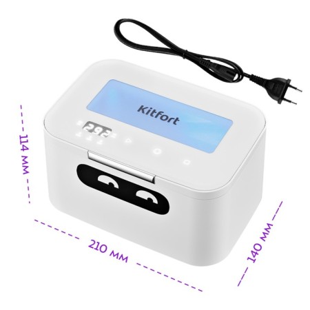 Ultrasound washing KitFort KT-2071, 50 W, 600 ml, cord 1 m-6