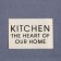Ethel towel Kitchen 40x73 cm, color blue, 100% cotton, sarzha 220 g/m2