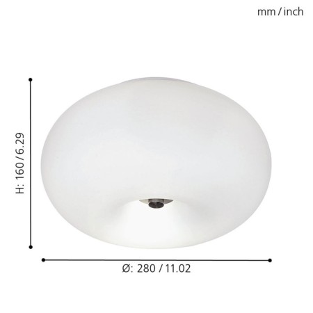 Lamp wall-flowing Optica E27 2x60W-3