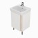 Tumbling under the Aquaton Country sink, 50 cm, white color, oak Verona