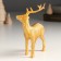 Souvenir Polystone "Golden Deer" 8.6x4.5x15 cm
