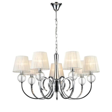 PERCY chandelier, 7x40W E14, chromium color-1