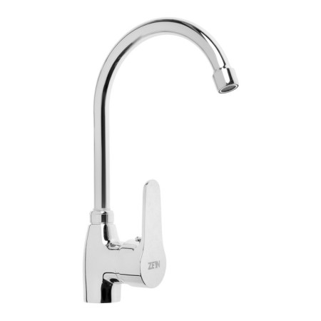 Kitchen mixer Zein Z2659, single -leaf, cartridge ceramics 40 mm, brass, chrome-3