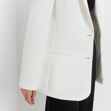 Women's jacket Minaku: classic color white, rr 44-9