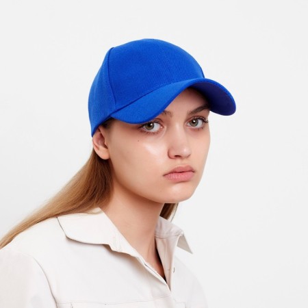 Monophone baseball cap, size 58, blue color-1