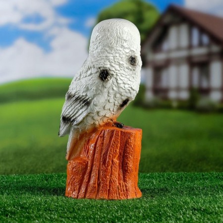 Garden figure "Owl on the stump" Polar, 28cm-2