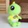 Soft toy "dinosaurus" in a jacket with a rainbow, 20 cm