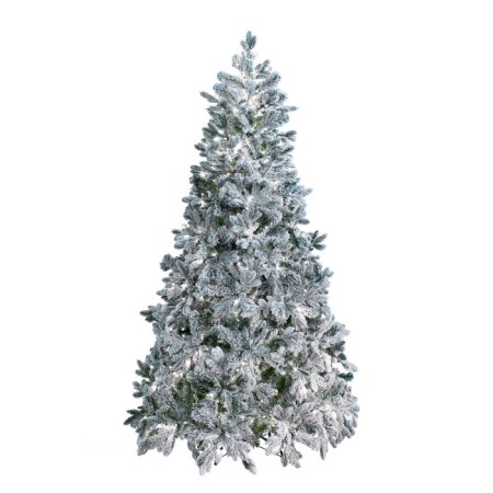 Artificial spruce Green Trees Baroque, premium, snowy, with lighting, 180 cm