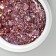 Nail gel polish, shining, 3 phase, 5 ml, led/uv, color pink gold