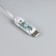 Smart garland “thread” 10 m Rosa, IP20, silver thread, 100 LED, control from the application, glow RGB, USB