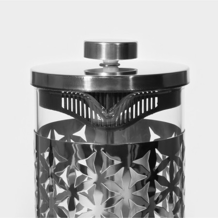 Teapot of the firefield - press "Seikho", 600 ml, glass, stainless steel-2