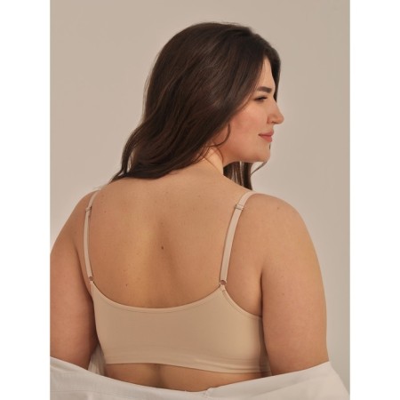 Female top on adjustable straps with cups Top with Cup, size 54-56, bodily color-1