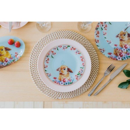 Plate Glass Dessert Dolyana "Rabbit", D = 20 cm-6