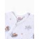 Children's overalls with scratches "dream", milk/blue color, height 56