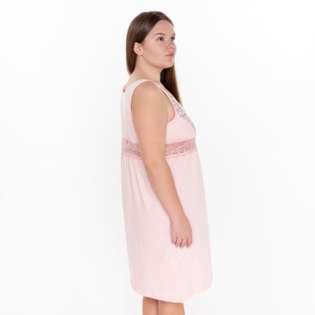Night shirt female, pink color, size 52-2