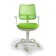 A chair bureaucrat, with armrests, light green, back mesh, white plastic, ch-w797/sd/TW-18