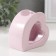 Aroma lamp ceramics "Heart" Lilac 9x4.8x8 cm