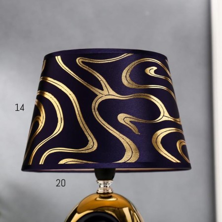 Table lamp 36652/1 E14 40W Violet-golden H32.5 cm Risalux-3