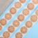 Craft stickers in the roll "Snowflakes", 500 pcs, 2.5 x 2.5cm