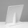 Standing for rings 50 seats, phlock, gray color 20 × 9.7 × 24 cm