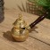 Turk with a lid 20x11x14 cm, brass