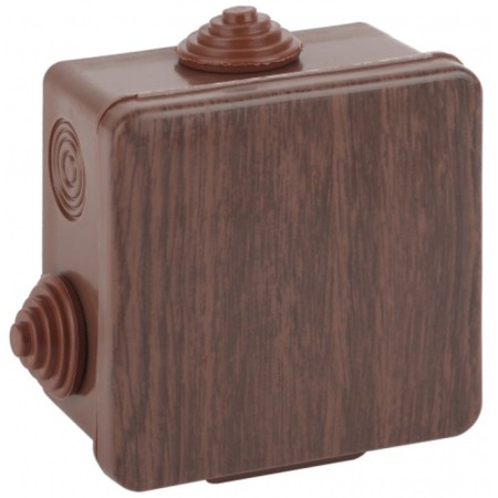 Ringing box ERA KOR-100-100-50-8G-O OPU Oak 100x100x50 mm, with German vehicles 8 ° VX. IP54