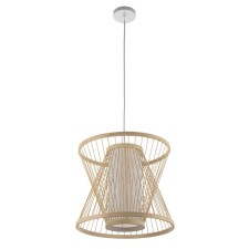 Bayerlux “Firza” lamp E27 40w beige 35x35x30-150cm