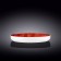 Wilmax England Scratch plate, D = 28 cm, red color
