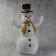 LED figure "Snowman" 60 × 85 × 40 cm, metal, textiles, 220 V, glow of white