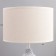 Table lamp "Isolda" E27 40W gray 25x25x38.5 cm Risalux