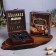 Gift set for wine with chess "Congratulations"