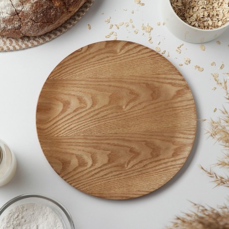 Serve dish "dawn", d = 25 cm, acacia