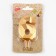 Candle in the Almaz cake number 6 gold, 6.5 cm