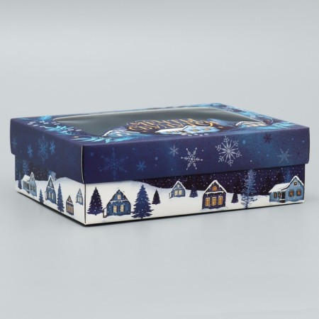 Gift box “Dreams will come true”, house, 16.5 x 12.5 x 5 cm, New Year-2