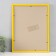 Photo frame MDF 30x40 cm, No. 6, width. 18 mm, thickness. 12 mm, yellow (plastic screen)
