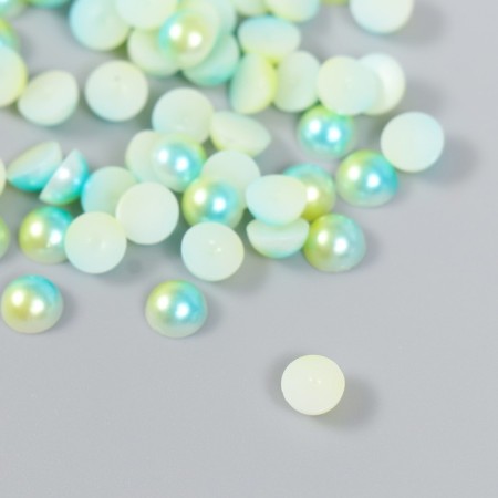 Green-blue gradient decor d = 6 mm 10 g 200 pcs 5x2.5 cm-2