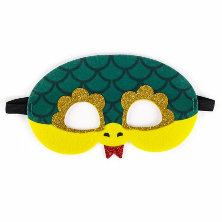 New Year! Carnival set "Green snake": cloak length 80 cm, mask-6