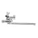 ROEGEN RP120B bathtub mixer, two -wound, zinc, chrome