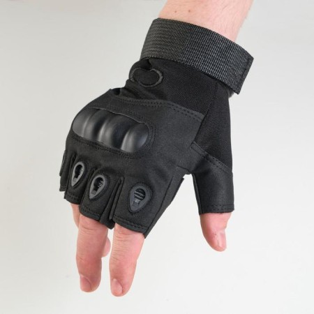 Finger gloves tactical male "Storm Tactic" size - XL, black-1