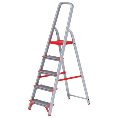 Stepmitsan new height 604886, aluminum, 5 wide steps, 1100 mm