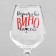 A glass for the wine "Take all the wine" 350 ml, type of drawing: VD