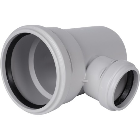 The sewer tee stout SKB-0016-115887, 110 x 58 mm, 87.5 °, silent-4