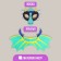 Carnival set of dragon, mask, wings