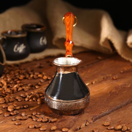 Turk for coffee copper "egoist", 0.2 l, mix-1