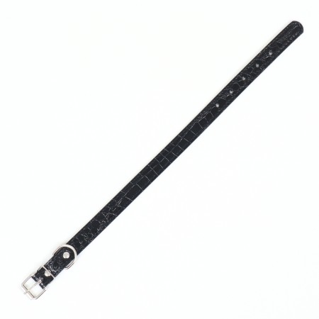 Collar "Infinity" 45 x 2 cm, Osh 31-40, artificial leather, black-3
