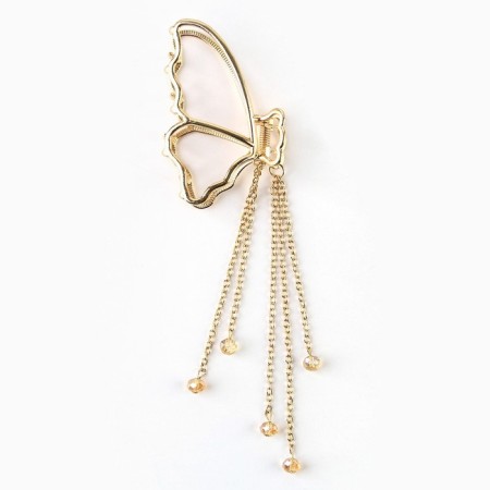 Hair crab with a chain Believ in Love, 14 x 6 x 3 cm-1
