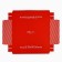 Box for Musser cakes "New Year's Post", 27 x 17.8 x 6.5 cm, New Year