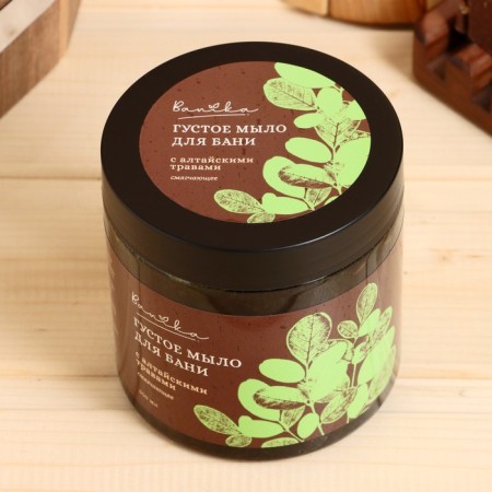 Thick soap for a bath "with Altai herbs" 500 ml-2