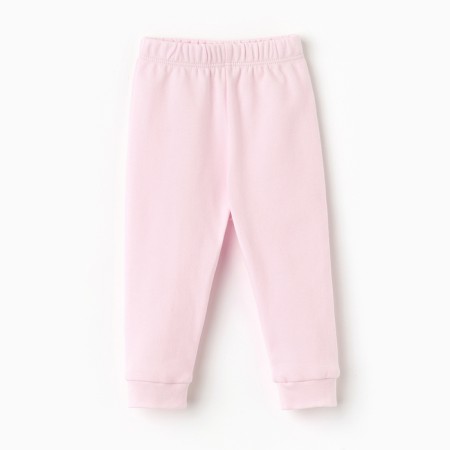 Pants for children, pink color/hares, height 68