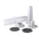 Meat grinder Galaxy GL 2400, 1200 watts, 1.3 kg/min, 2 nozzles, reverse, silver